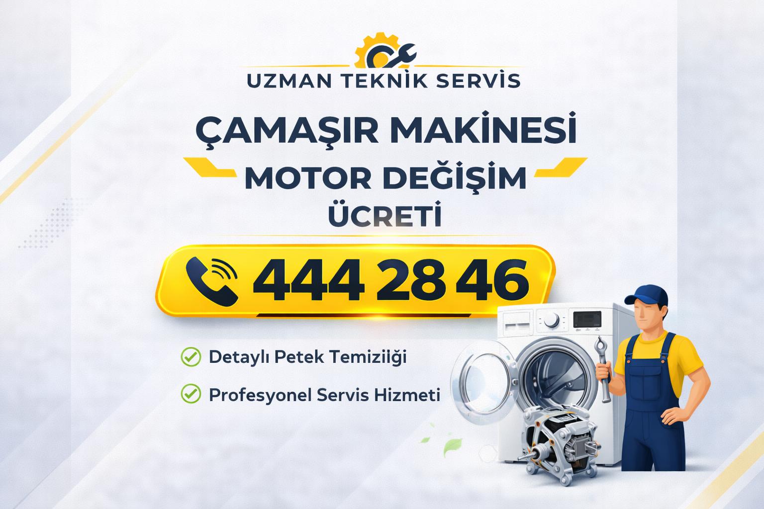 Çamaşır Makinesi Motor Değişim Ücreti